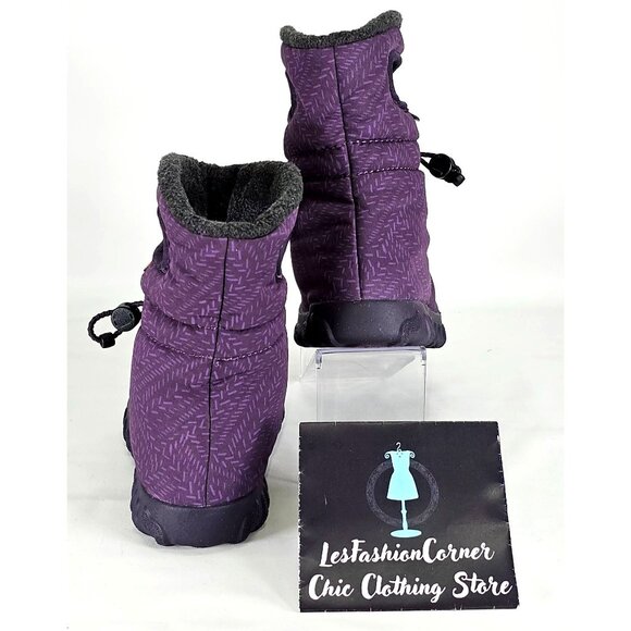 Bogs Kid's Eggplant Bmoc Waterproof Insulated  Fleck Boot Size 4 Young 283 - Picture 10 of 16